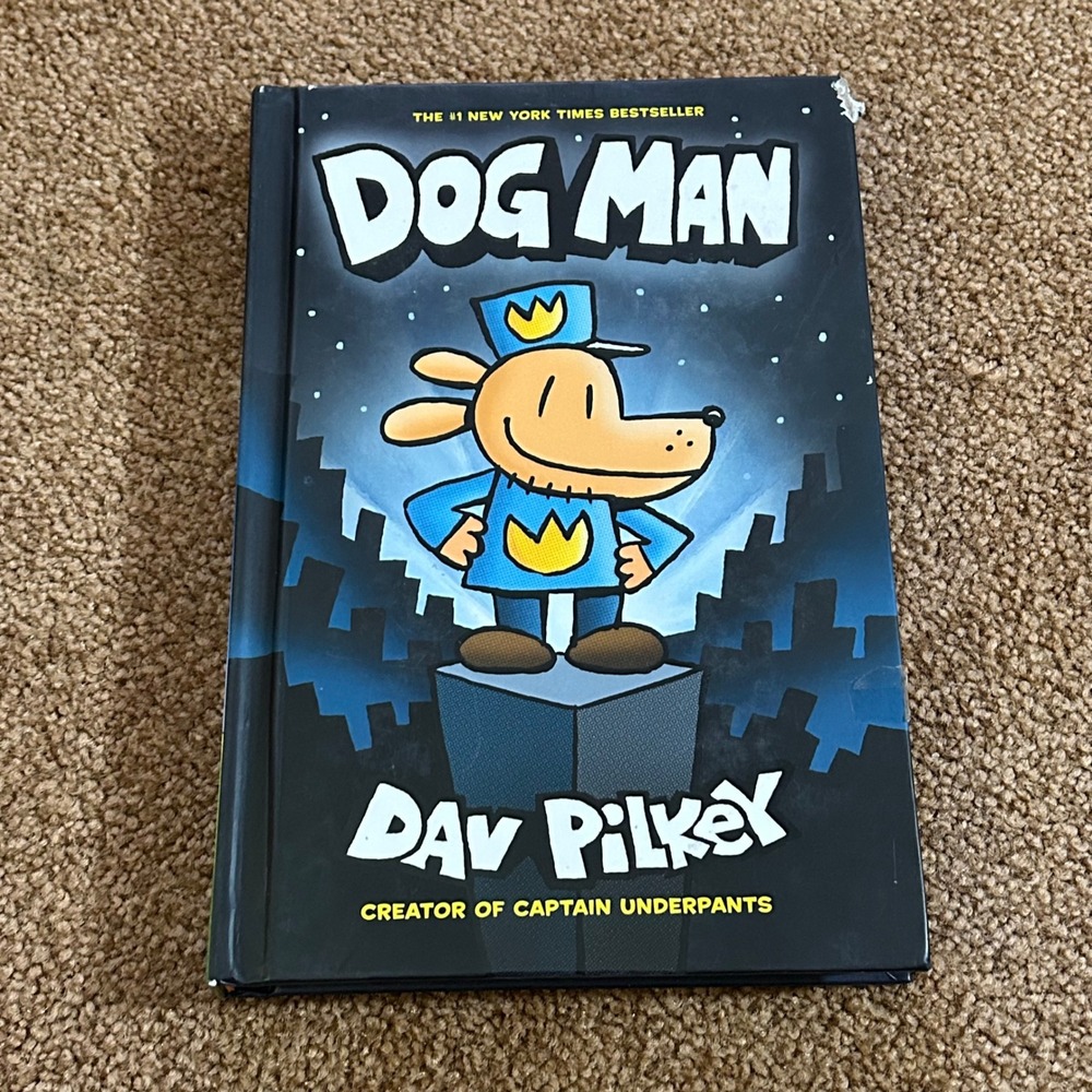 Dog Man Dav Pilkey #1 New York Times Bestseller Kids‎ Childrens Book